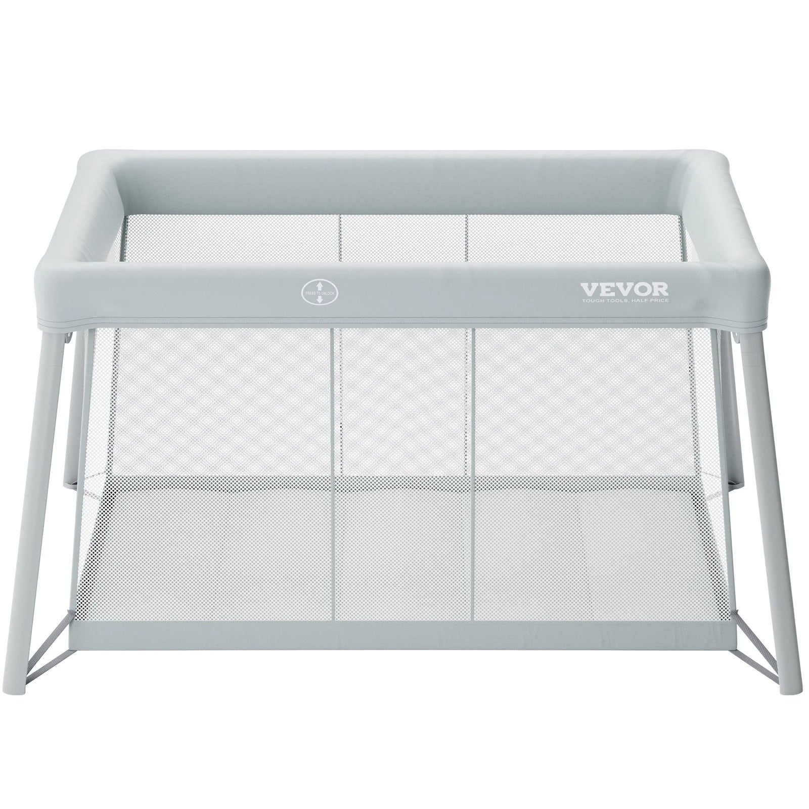 VEVOR Baby Travel Crib and Play Yard Folding Baby Playpen with Soft Mattress Pad