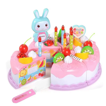 Children Pretend Goodies Play Simulated Kitchen Toys Plastic Cutting Food Kids Toy Object Cognition Boys Girl Birthday Gifts TMZ