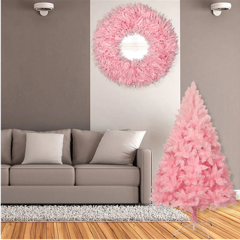 Christmas Pink Pointed Gradient Christmas Tree