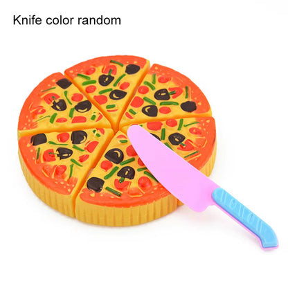 Children Pretend Goodies Play Simulated Kitchen Toys Plastic Cutting Food Kids Toy Object Cognition Boys Girl Birthday Gifts TMZ