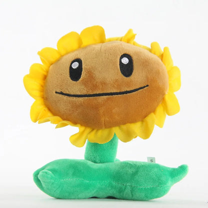 1Pcs  Plush Toys 13-20Cm PVZ Plants Peashooter Sunflower Plush Stuffed Toys Soft Toy Gifts for Children Kids