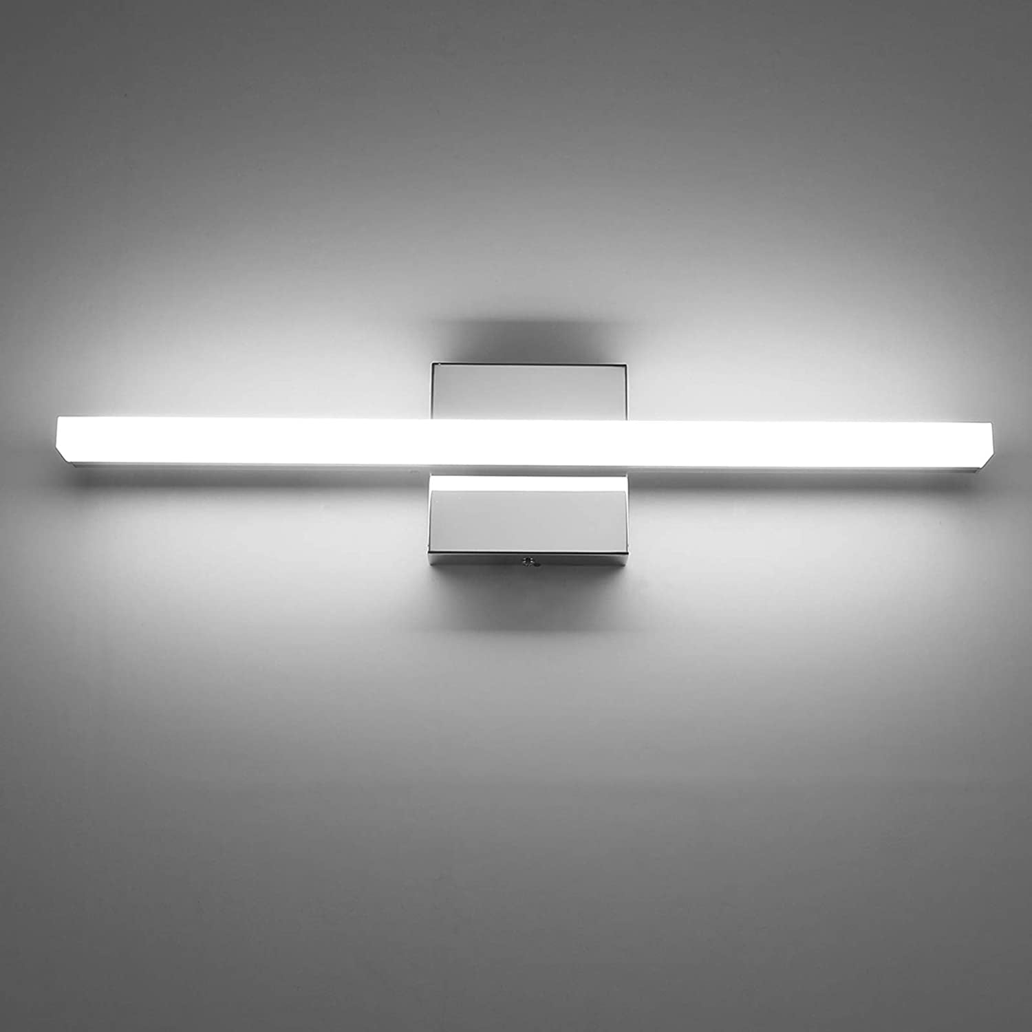 LED Vanity Lights Bar 24 Inch Bathroom Light Fixtures 14W IP44 over Mirror Lighting Indoor Wall Sconces Modern Cool White 6000K for Washroom