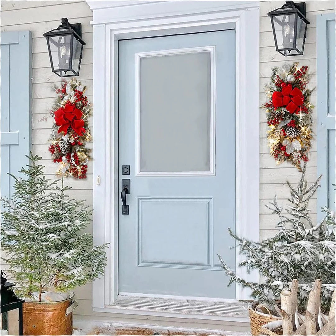 Christmas Day Door Curtain Home Decoration Hanger