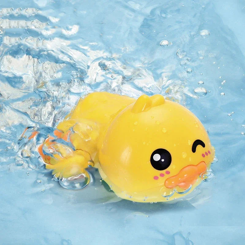 Baby Bath Toys Kids Swimming Clockwork Dolls Play Water Fun Bathing Cute Funny Children Bathroom Shower Bathtub Animals Toy