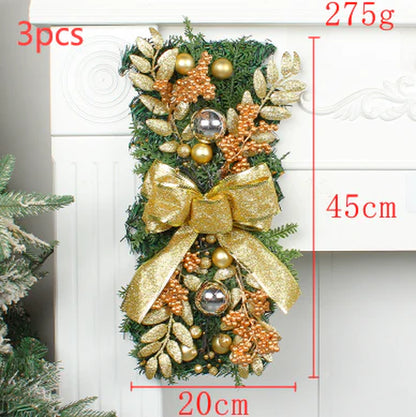 Christmas Day Door Curtain Home Decoration Hanger