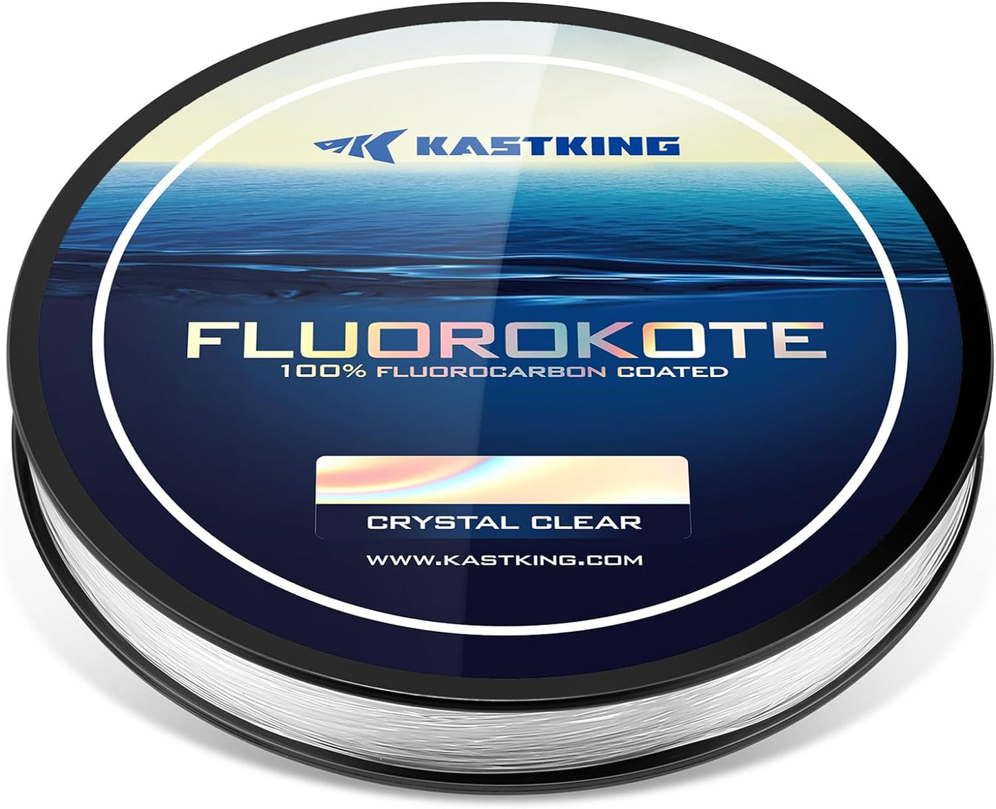 Fluorokote 100% Fluorocarbon Coated Fishing Line, Fluorocarbon Leader, Extreme Clarity,Fast Sinking,Shock Resistant, High Abrasion Resistance