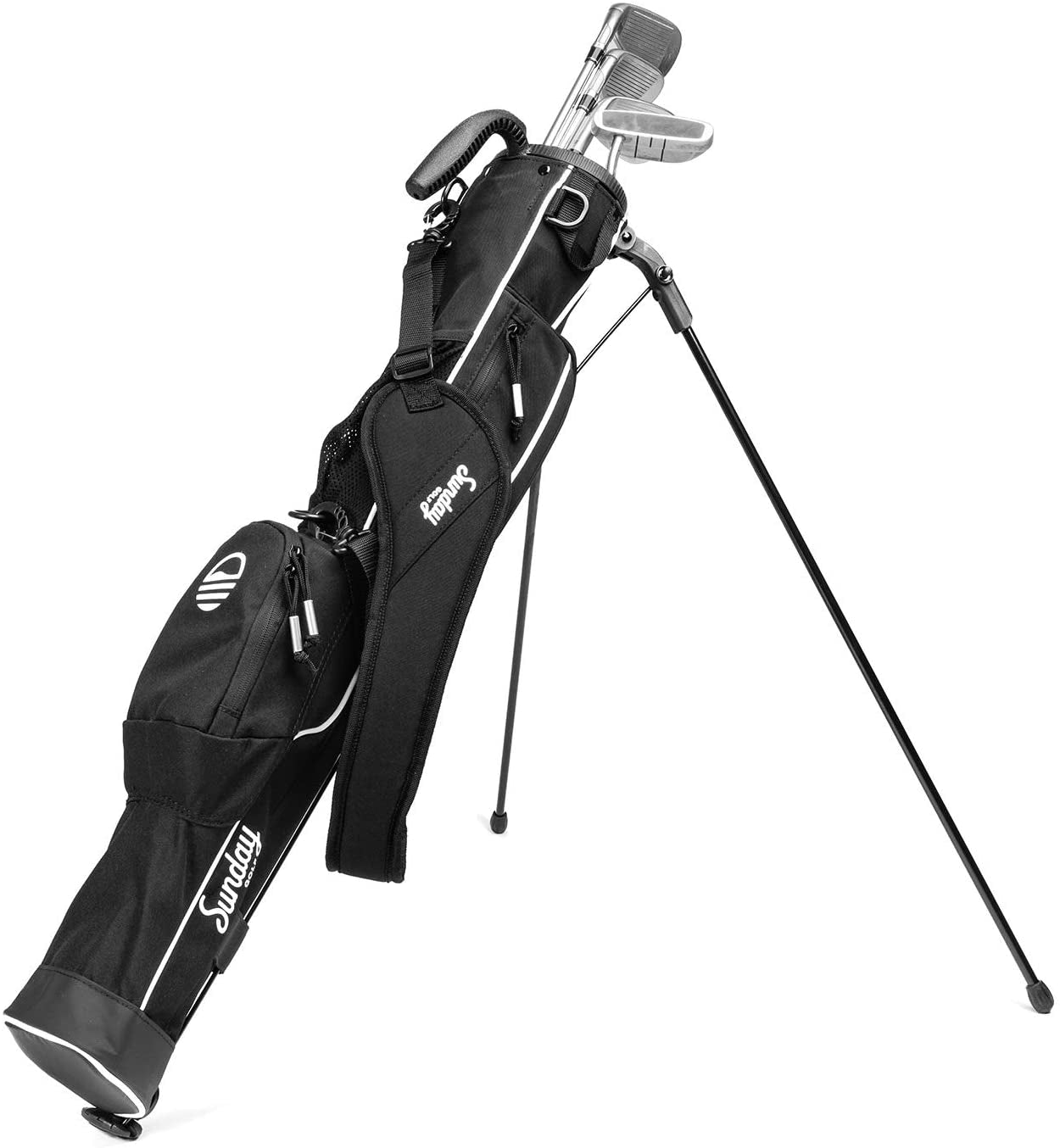 '- Lightweight  Bag with Strap and Stand – Easy to Carry and Durable Pitch N Putt Golf Bag – Golf Stand Bag for the Driving Range, Par 3 and Executive Courses – 31.5 Inches Tall…