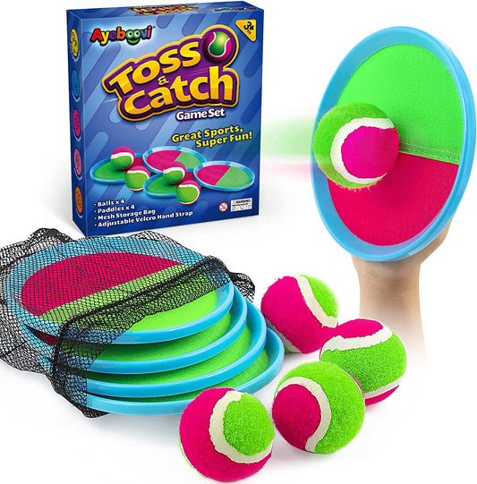 Toss and Catch Ball Game Outdoor Toys for Kids Games Beach Pool Toys Outdoor Yard Games for 3 4 5 6 7 8+ Year Old Boys Girls Birthday Valentine'S Day Gift Easter Basket Stuffers (Upgraded)