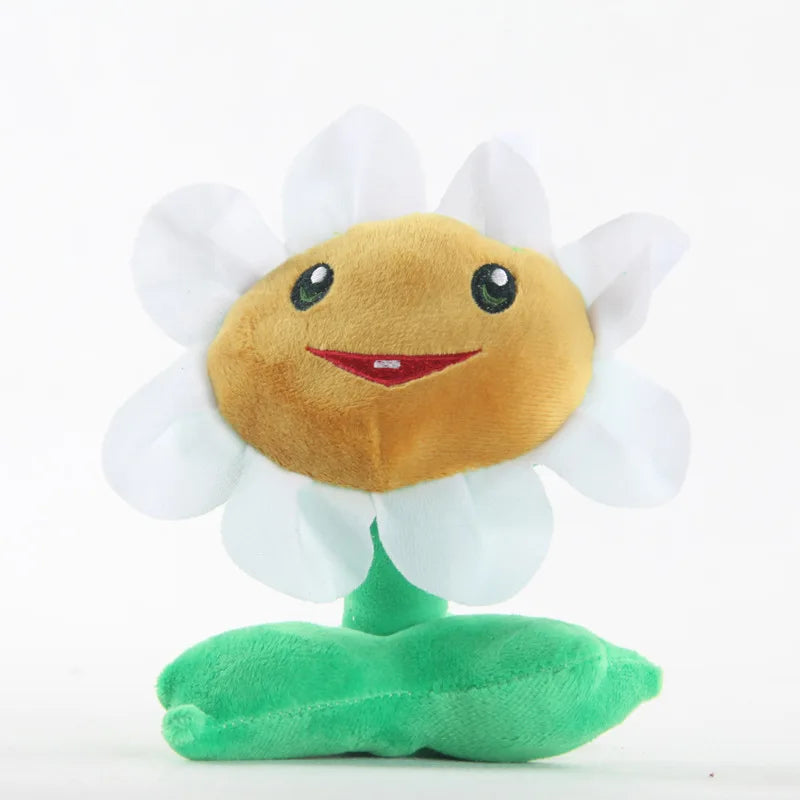 1Pcs  Plush Toys 13-20Cm PVZ Plants Peashooter Sunflower Plush Stuffed Toys Soft Toy Gifts for Children Kids