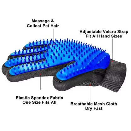 Cat Glove Cat Grooming Glove Pet Brush Glove for Cat Dog Hair Remove Brush Dog Deshedding Cleaning Combs Massage Gloves