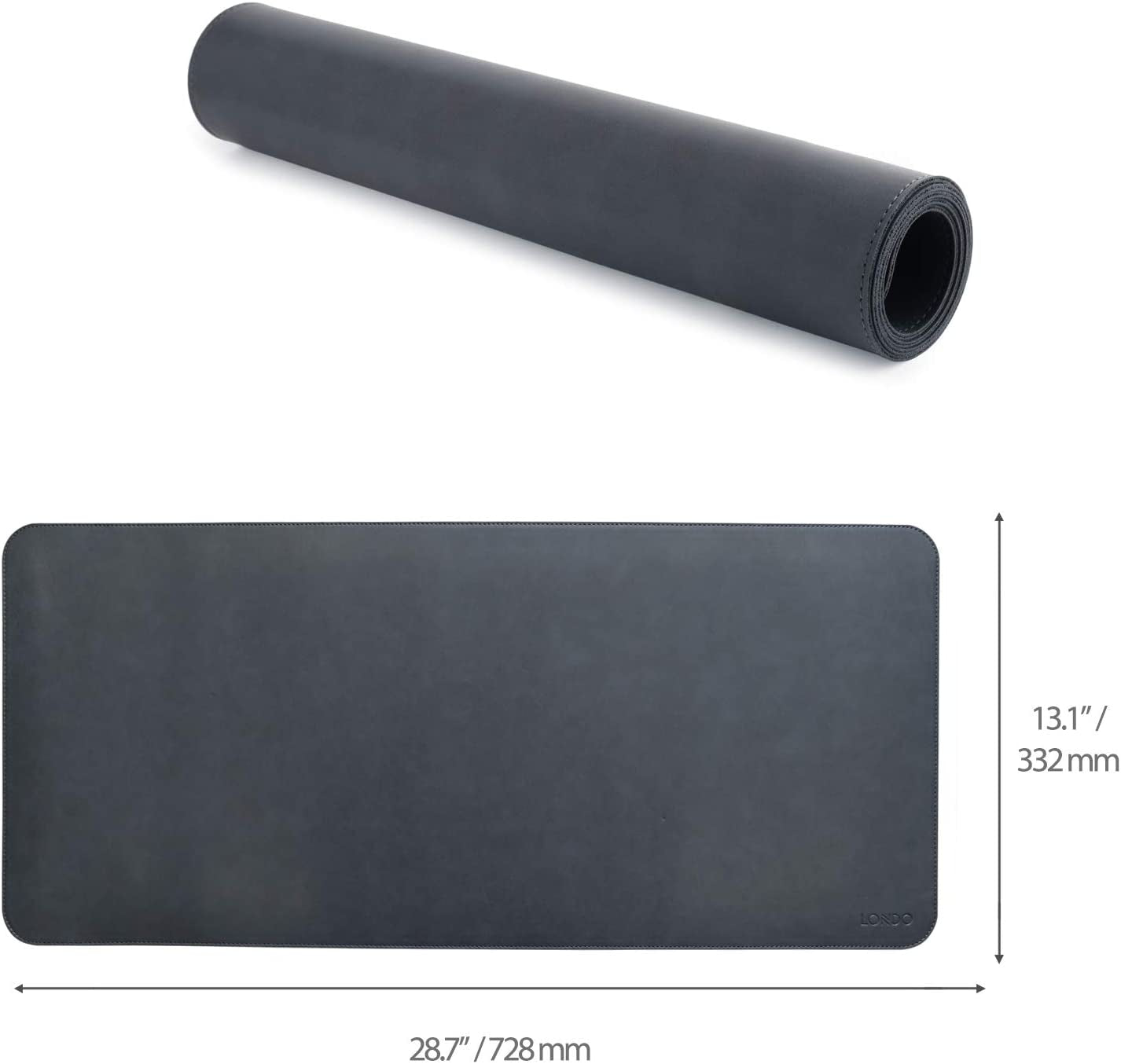 Leather Extended Mouse Pad – Large Desk Mat for Office & Gaming, Smooth Writing Surface, Non-Slip Base, Durable & Stylish Workspace Accessory