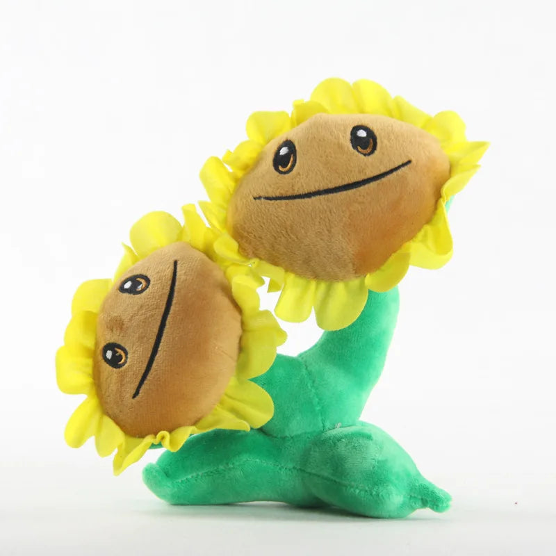 1Pcs  Plush Toys 13-20Cm PVZ Plants Peashooter Sunflower Plush Stuffed Toys Soft Toy Gifts for Children Kids