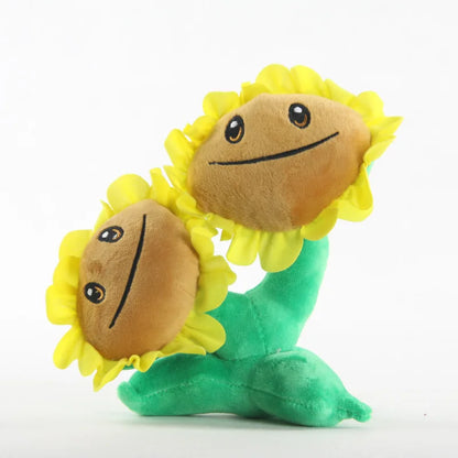 1Pcs  Plush Toys 13-20Cm PVZ Plants Peashooter Sunflower Plush Stuffed Toys Soft Toy Gifts for Children Kids